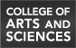 College of Arts and Sciences button logo.